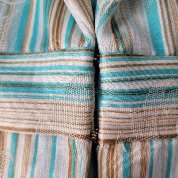 Draper's and Damon's Tiffany Blue & White Blazer, Size 14P - Picture 8 of 11